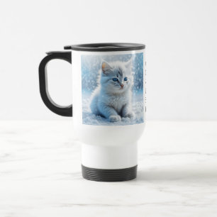 Caneca Térmica Cristinho Branco Personalizado na Neve