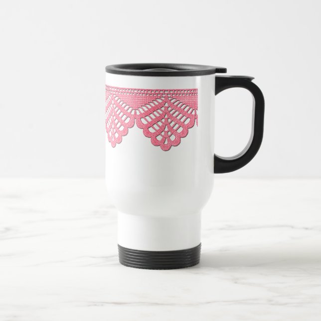 Caneca Térmica Crochet Lace (Direita)
