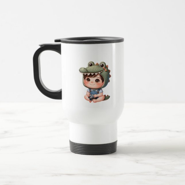 Caneca Térmica Crocodilo Chronicle (Esquerda)