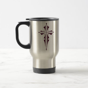 Caneca Térmica Cruz Cristã Roxa