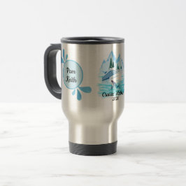 Caneca Térmica Cruzando Montanhas do Alasca