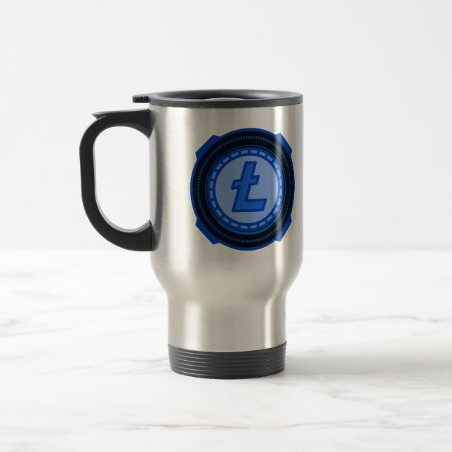CANECA TÉRMICA CRYPTOCURRENCY LITECOIN (Esquerda)