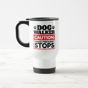 Caneca Térmica Cuidado com o Passeador de Cães Faço Paragens Freq
