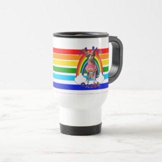 Caneca Térmica Cuidado Orgulho Bare Rainbow Coffee Mug