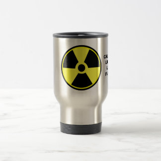 CANECA TÉRMICA CUIDADO RADIOATIVO: LAVA LÍQUIDA PARA DENTRO