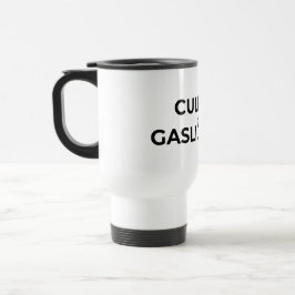 Caneca Térmica Cultura é Manipulação Minimalista Isolada 