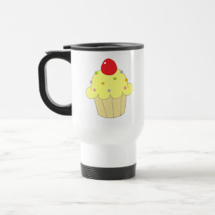 Caneca Térmica Cupcake amarelo