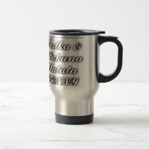 Caneca Térmica Cupcakes Vodka Hakuna Matata DIVERTIDO