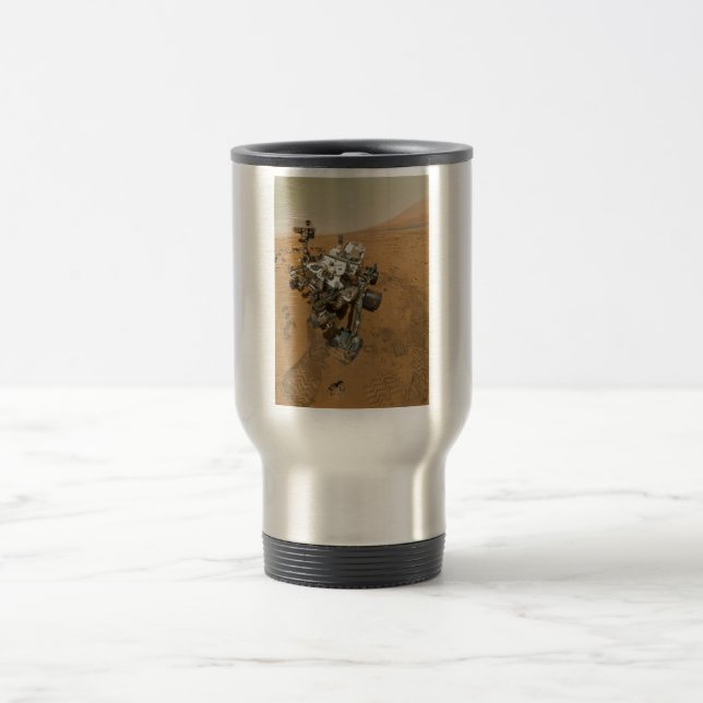 Caneca Térmica Curiosidade de Marte Rover em Rocknest (Centro)