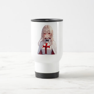 Caneca Térmica Cute Anime Templar Knight Travel Mug