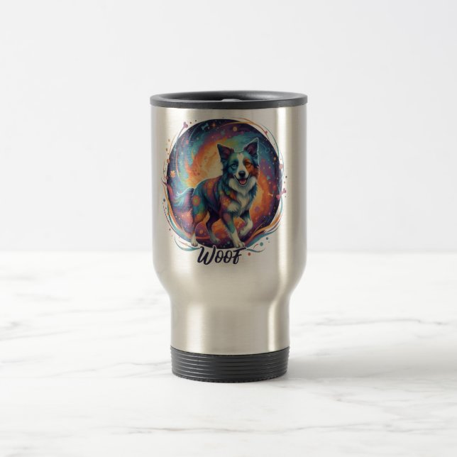 Caneca Térmica Cute Artistic Puppy Design for Dog Lovers (Centro)