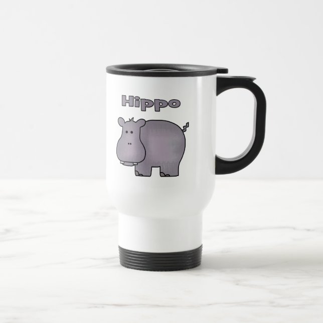 Caneca Térmica Cute Hippo (Direita)