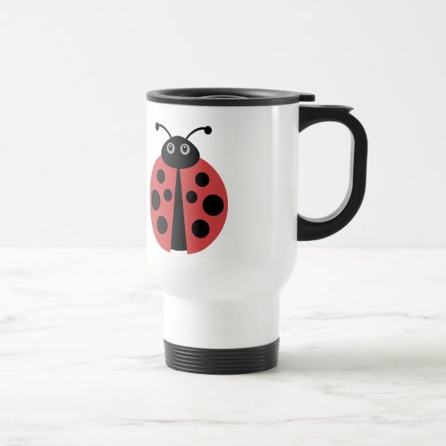 Caneca Térmica Cute Ladybug (Direita)