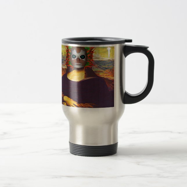 Caneca Térmica Cyborg Mona Lisa (Direita)