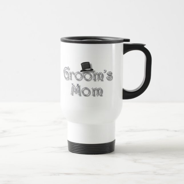 Caneca Térmica ♥ da mamã do noivo do ♥ apropriado para o ♥ da (Direita)