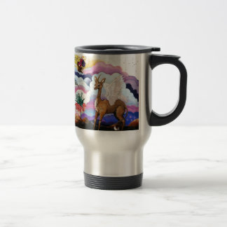 Caneca Térmica Da "unicórnio imperial e colibri coroa"