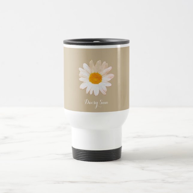 Caneca Térmica Daisy Sun Mug – Summer Floral Gift (Centro)