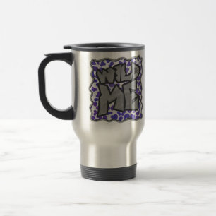 Caneca Térmica Dalmaciano Roxo e Impressão branco
