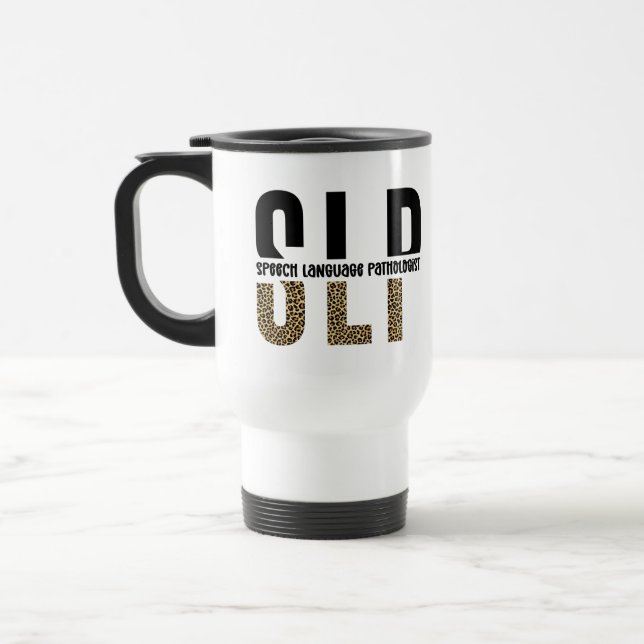 Caneca Térmica Dama patologista de língua impressão do SLP (Esquerda)