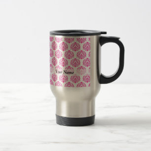 Caneca Térmica Damasco rosa quente
