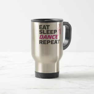 Caneca Térmica Dançarino para Professora Dançando Comer Dança de 