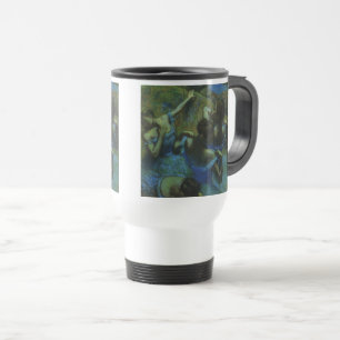 Caneca Térmica Dançarinos azuis por Edgar Degas, impressionismo