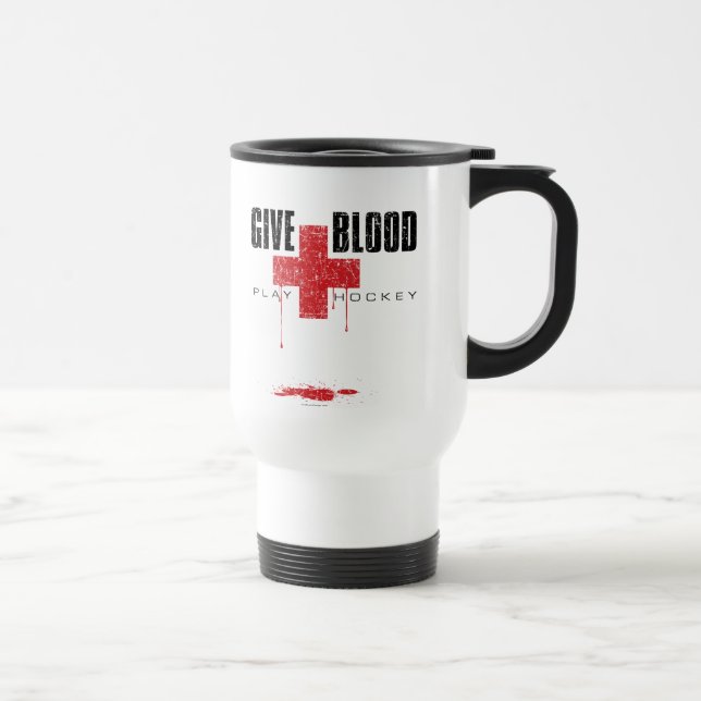 Caneca Térmica Dar Hockey com Sangue v2 (Direita)
