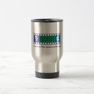 Caneca térmica de CSA com logotipo