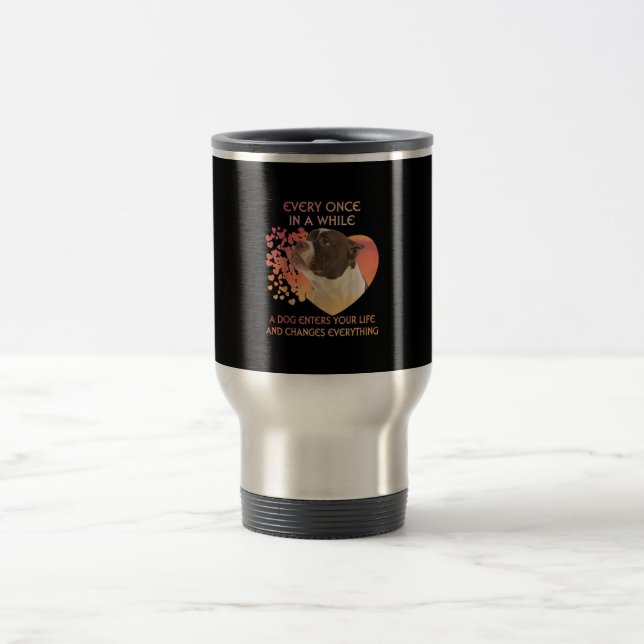 Caneca Térmica De Vez Em Quando Um Cachorro Entra Em Você (Centro)