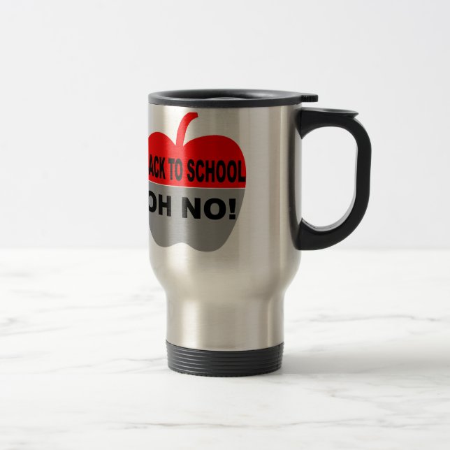 Caneca Térmica De Volta À Escola Oh Não (Direita)