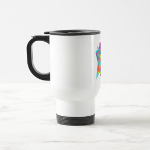 Caneca Térmica De volta ao Neon Arcade dos anos 90