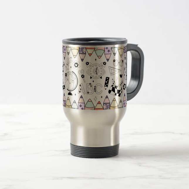 Caneca Térmica De Volta às Aulas (Frente Esquerda)