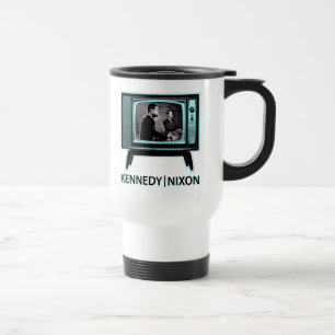 Caneca Térmica Debate na TV Kennedy Nixon 1960