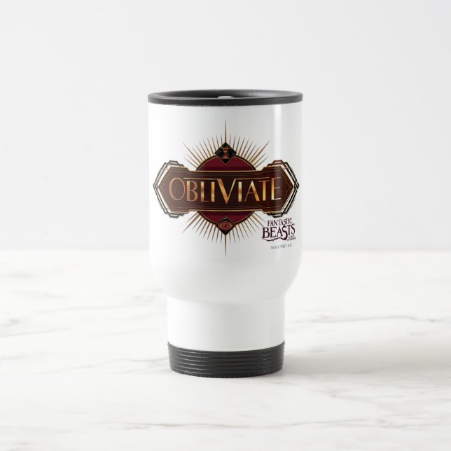 Caneca Térmica Deco de Arte Vermelha e Dourada Evita o Gráfico Or (Centro)