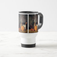 Decorações do outono sobre Mesa, Abóbora, Fruta, B