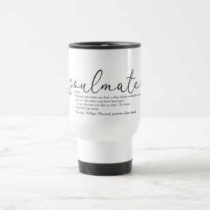Caneca Térmica Definição de Amor Alma Gêmea do Coração do Roteiro