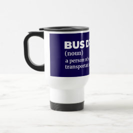 Caneca Térmica Definição de Herói de Ônibus Escolar
