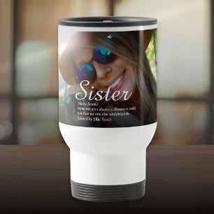 Caneca Térmica Definição de Melhor Irmã do Mundo Script Foto