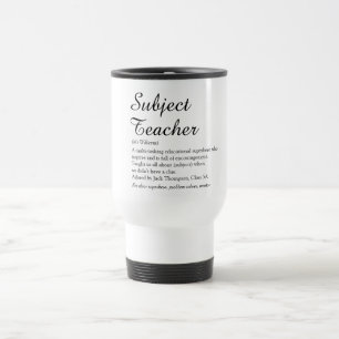 Caneca Térmica Definição de Melhor Professor do Mundo de Todos os