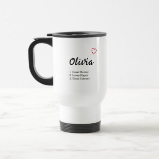 Caneca Térmica Definição de Nome Personalizado