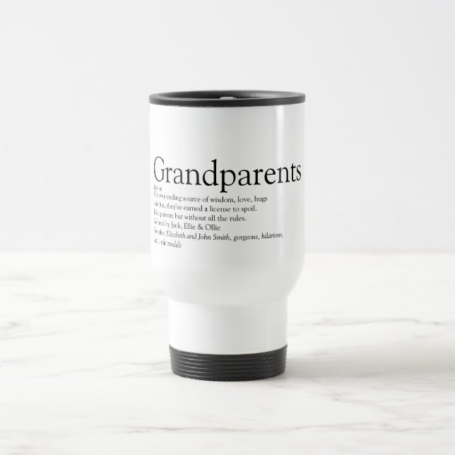 Caneca Térmica Definição dos Melhores Avós de Todos os Tempos (Centro)