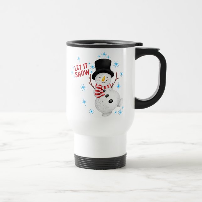 Caneca Térmica Deixe-o nevar (Direita)
