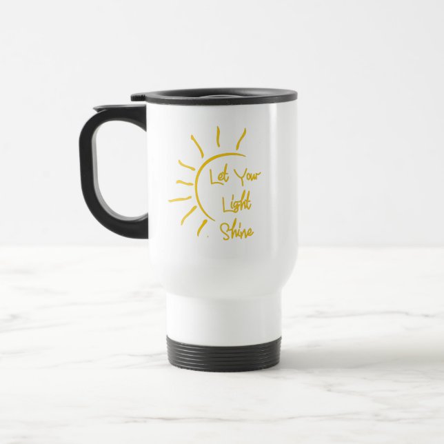 Caneca Térmica Deixe sua luz brilhar (Esquerda)