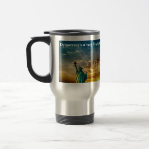 Caneca Térmica Democracia é uma coisa muito frágil.