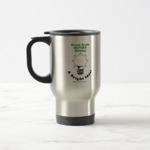 Caneca Térmica Dentes da escova ANTES de beijar