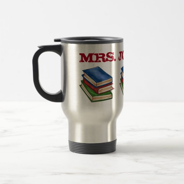 Caneca Térmica Depoimento do Educador da Biblioteca Stack do Prof (Esquerda)