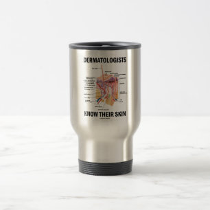 Caneca Térmica Dermatologistas Conhecem Sua Pele (Anatomia)