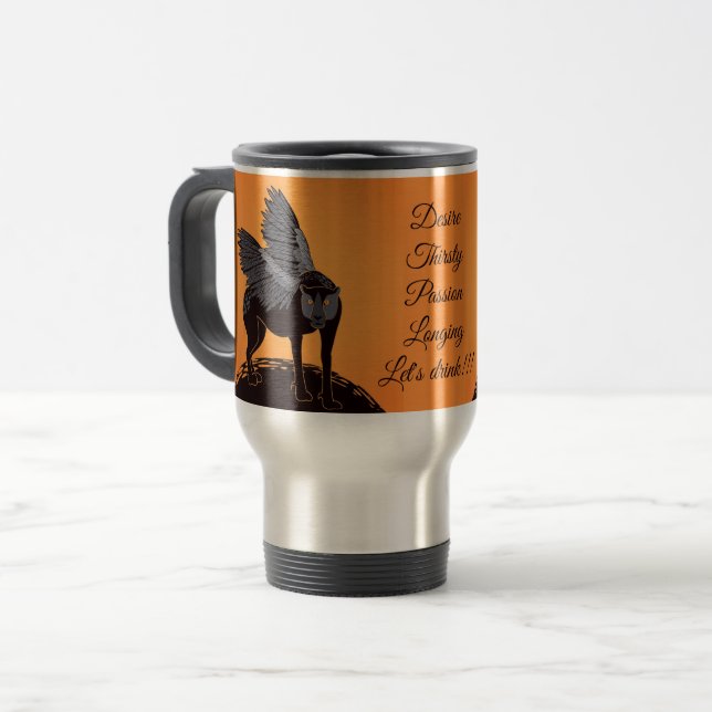 Caneca Térmica Desejo Sede Paixão Vamos de Longitude (Frente Esquerda)