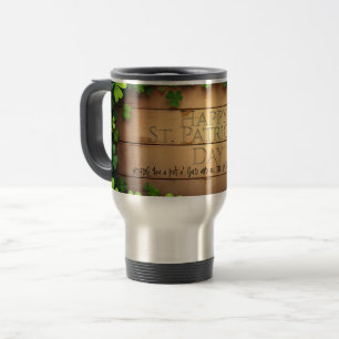 Caneca Térmica Desejos de sorte no dia de São Patrício 🍀