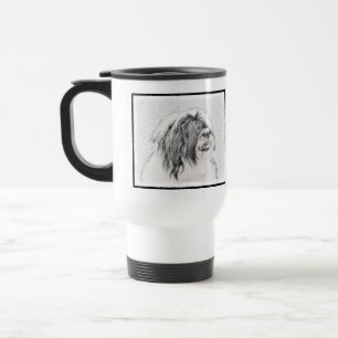 Caneca Térmica Desenho Collie Com Carapaça - Arte Cachorra Origin